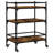 vidaXL Kitchen Trolley 25.6"x15.7"x34.1" Engineered Wood-97839778