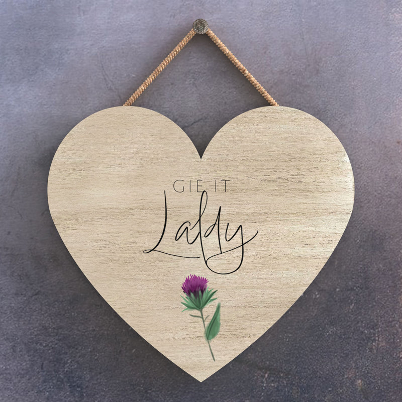 Kana Wall Decor, Oak, 10cm H x 9cm W x 0.5cm D