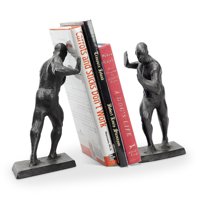Greek Athlete Bookend Pair