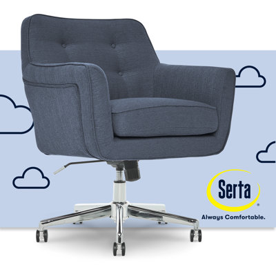 Serta Ashland Faux Fur Task Chair