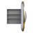 Recessed or Surface Mount Framed Medicine Cabinet-80864750