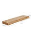 Solid Wood Floating Shelf