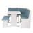 Bagwell 5–Person Upholstered Corner Breakfast Nook-123882681
