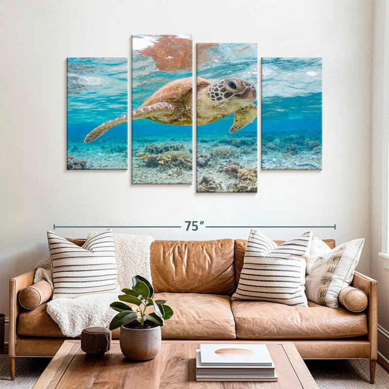 Brampt Galapagos Island Turtle, 42" H x 68" W