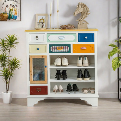 Armoire d'appoint moderne et multifonctionnelle