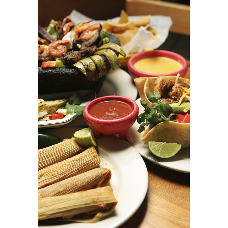 Mexican Food - Wrapped Canvas Print, 46cm H x 30cm W x 3.8 cm D
