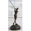Statue bronze bronze golfeur golf