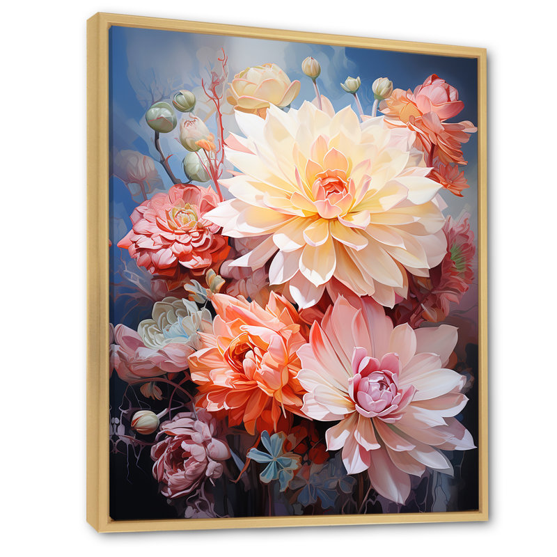 «Gullerson Colorful Succulent Romantic Impression I», reproduction sur toile, H 20 po x l 12 po x P 1 po