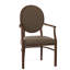 Hughes Upholstered King Louis Back Arm Chair-843417429-843349967