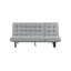 Appui-tête réglable pour canapé-lit capitonné gris clair en forme de biscuit 1 repose-tête convertible en méridienne-865816422