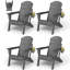 Ensemble de 4 chaises Adirondack pliantes