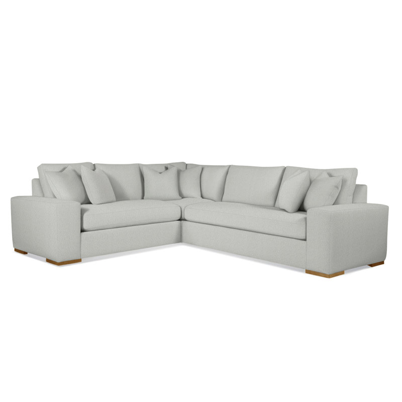 Memphis Sectional, Left Hand Facing, Honey, Basic Navy; 0317-61