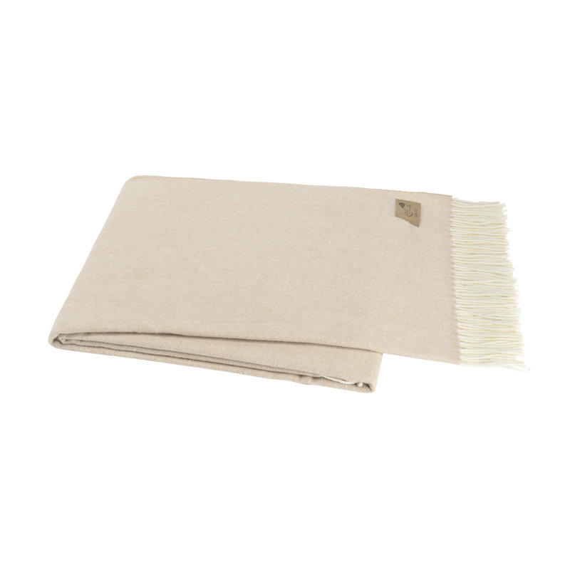 Italian Herringbone Throw, Soft Linen