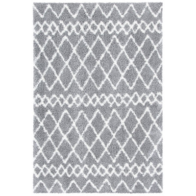 Matterson Berber Shag Performance Geometric Rug