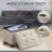 Collapsible Rectangle Small Storage Ottoman with Legs - 12" x 16" x 12"-582136313