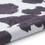 Cam Faux Cow Print area rug Printed Animal Skin Black-1152611655