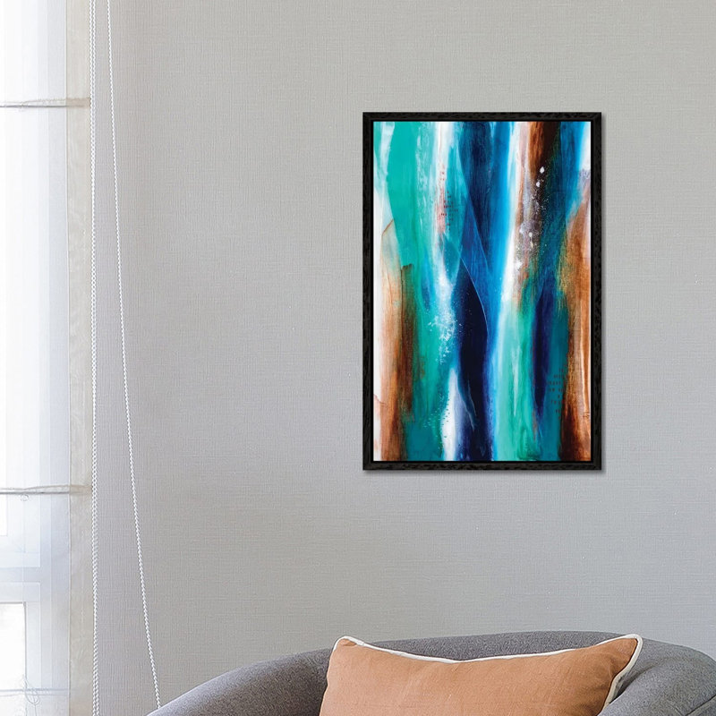 Into The Forest - Print on Canvas, Black Framed, 66.04 cm H x 45.72 cm W
