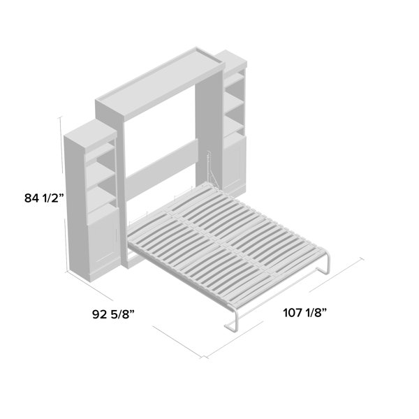 Latitude Run® Beecroft Murphy Storage Bed & Reviews | Wayfair