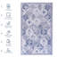 Tapis bleu lavable 3 x 5 (bleu, 3 pi x 5 pi)-586504817