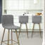 Fuhrman Upholstered Counter Stool with Metal Frame-1049996005