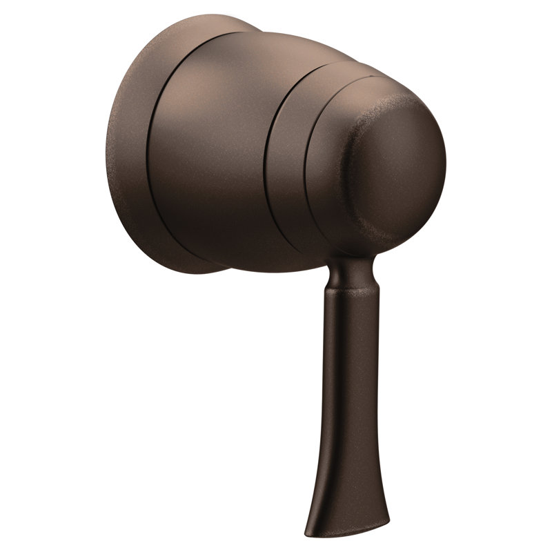 Ensemble de garniture de baignoire / douche à contrôle de volume Wynford sans valve, Bronze huilé