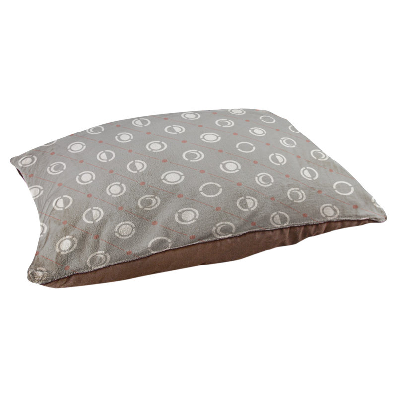 Coussin intérieur pour chien moon phases Chenault, Grand (l 50 po x P 7 po x H 40 po), Rouge