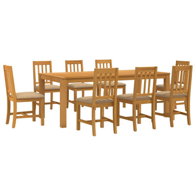 Oak Solid Wood Dining Set
