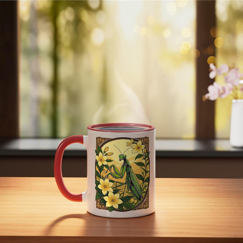 Ceramic Coffee Mug, Red