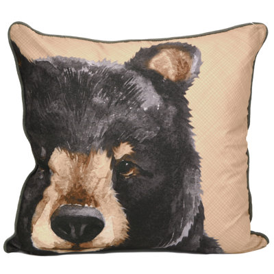 Your Lifestyle by Donna Sharp Canoe Trip Bear Decorative Throw Pillow