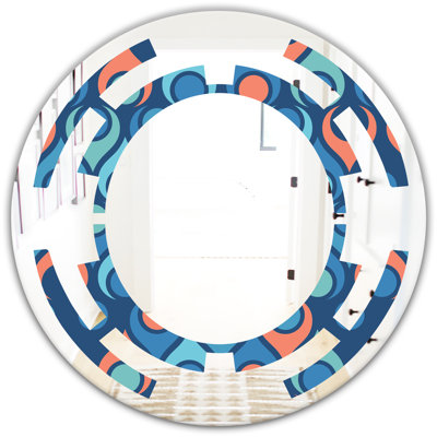 Miroir mural Space Abstract Drops X