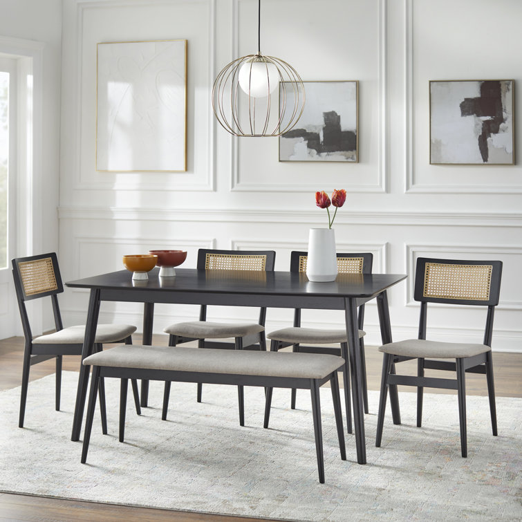 Jutin 6 - Person Four Leg Dining Set