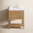 Quartz Single Vanity with Ceramic Sink-800622766-776586035