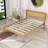 Citarelli Wood Platform Bed with Headboard-1948500529