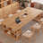 Burlywood Rectangular Solid Wood desk-742155598