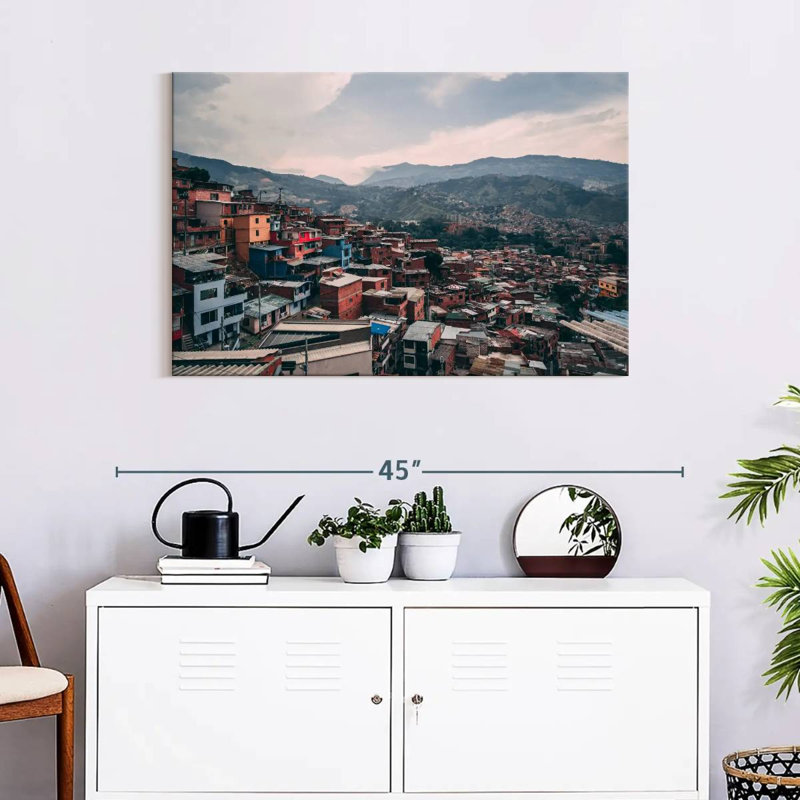 Nicci Medellin Houses, 24" H x 36" W