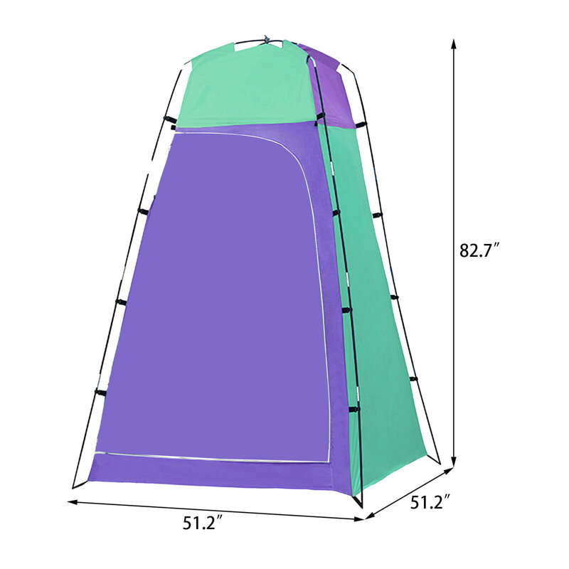 2 Person Tent, Purple/Green