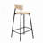 Hand Woven Bar Stools with Back
