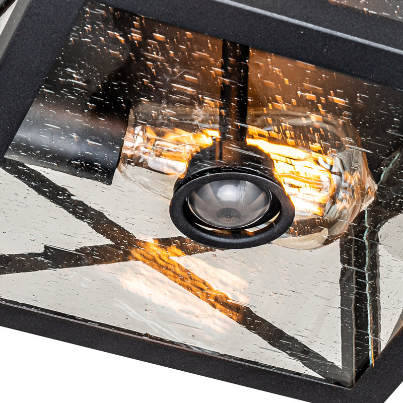 Black Outdoor Flush Mount