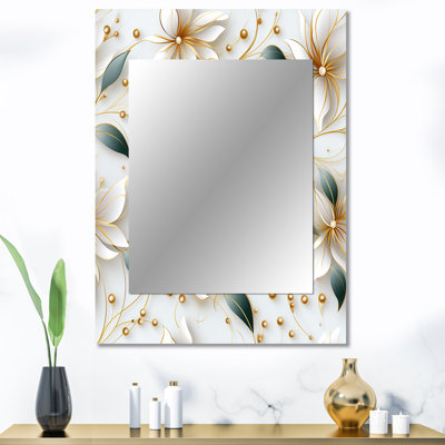 Maz glamour or et perle de marbre blanc opulence