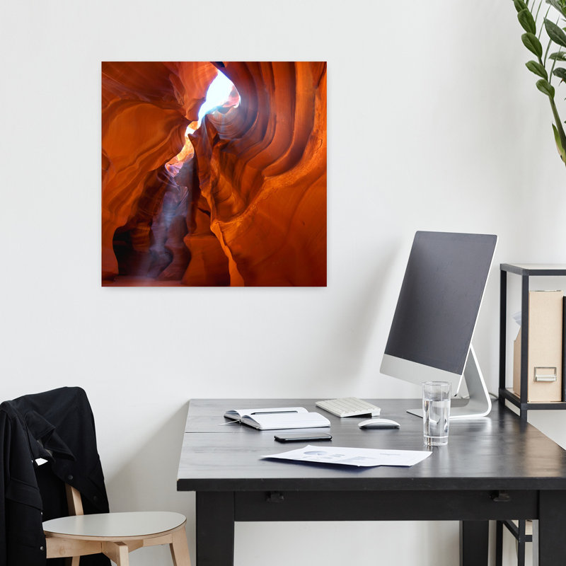 Art mural abstrait contemporain C C, H 18 po x l 18 po