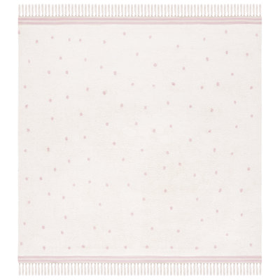 Tapis ivoire / rose Easy Care 212