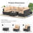 Graydin 6 - Person Patio Conversation Set with Cushions-1013558485