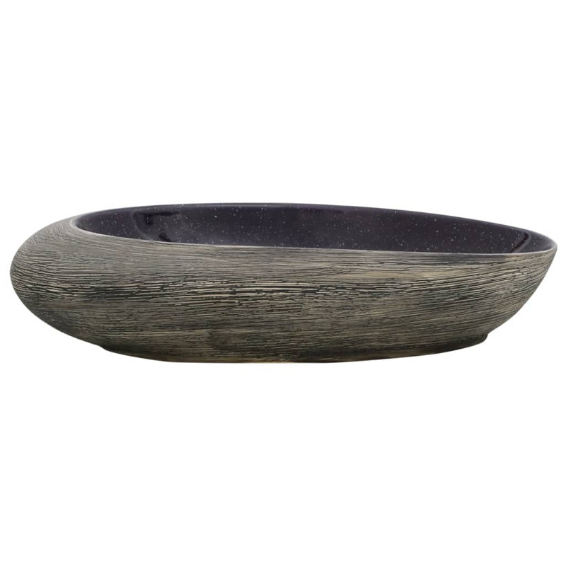 Alpen Home Ormside 59mm L x 40mm W Ceramic Oval Sink