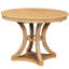 Ensemble de salle à manger vintage 5 pièces comprenant une table et quatre chaises, plateau extensible, fini placage chêne, structure robuste, dossiers ergonomiques, grande capacité de charge, style rétro, avec 4 chaises rembourrées, capacité naturelle et adaptable.