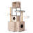 Cat Tree with Litter Box, Scratching Posts & Toy Hanger