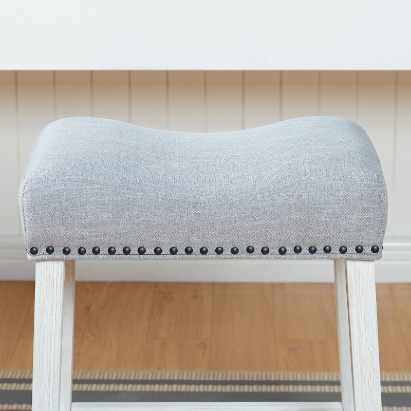 Ensemble de 2 tabourets à hauteur de comptoir rembourrés, chaise d'appoint