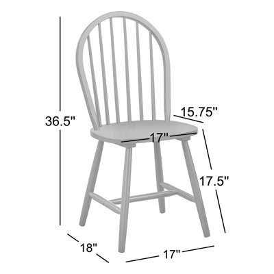 Framlingham 17.5'' H Solid Wood Side Chair