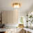 Aubrielle 2 - Light  Flush Mount Ceiling Light with Fabric Drum Shade for Living Room