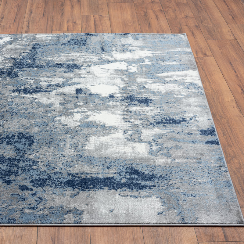 Serdar   Abstract Indoor Rug, Rectangle 3'11" x 5'2"