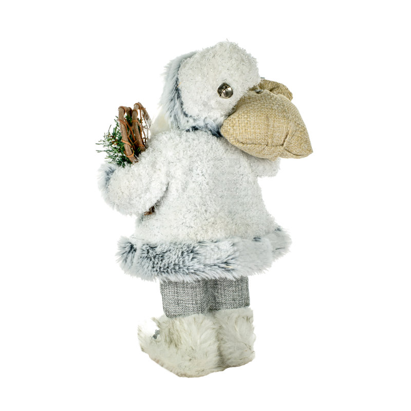 Raquettes en tissu père noël avec